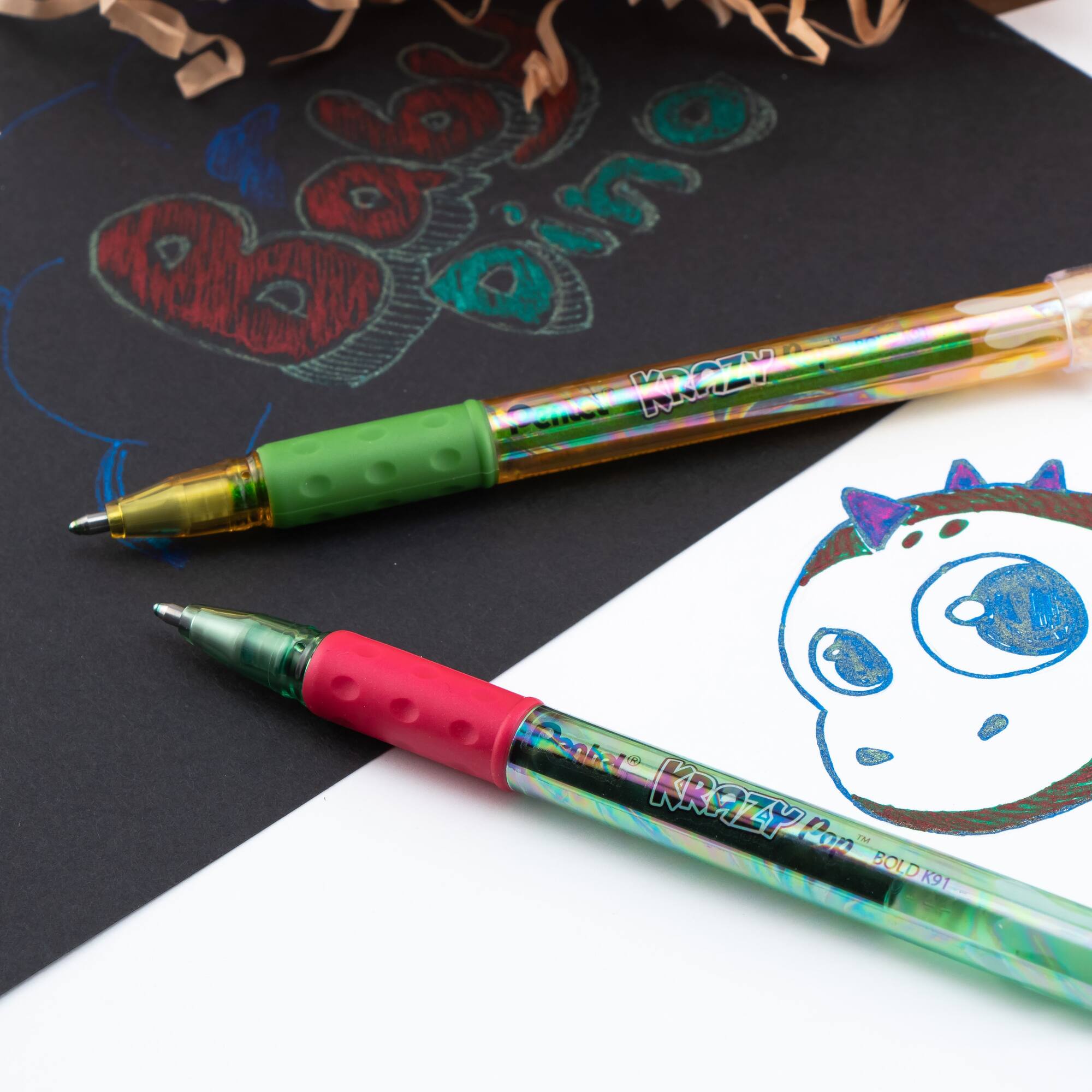 Pentel® Krazy Pop Assorted Iridescent Gel Pens